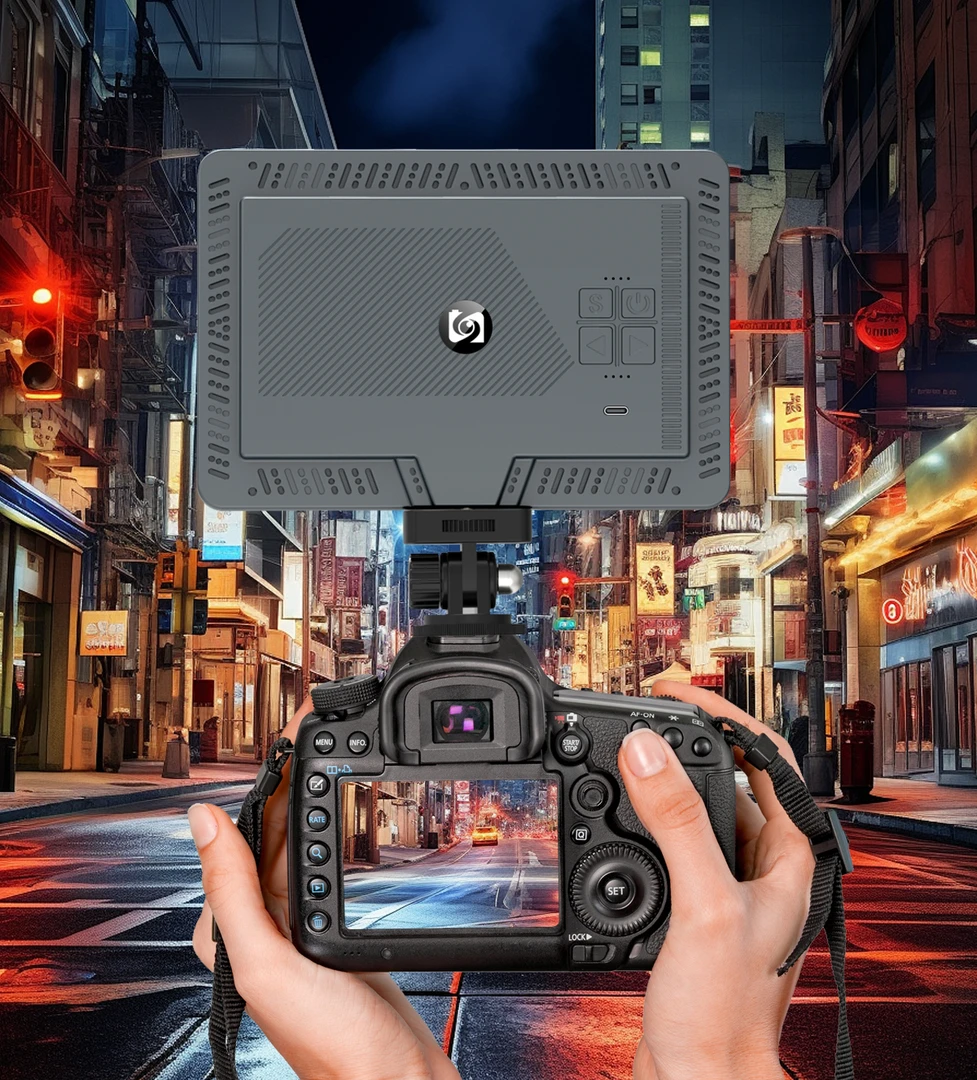 摄影灯可调色温led手持相机便携平板灯人像拍照视频户外拍打光灯