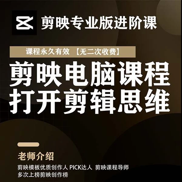 剪映专业版高级进阶课 (电脑版教程）
