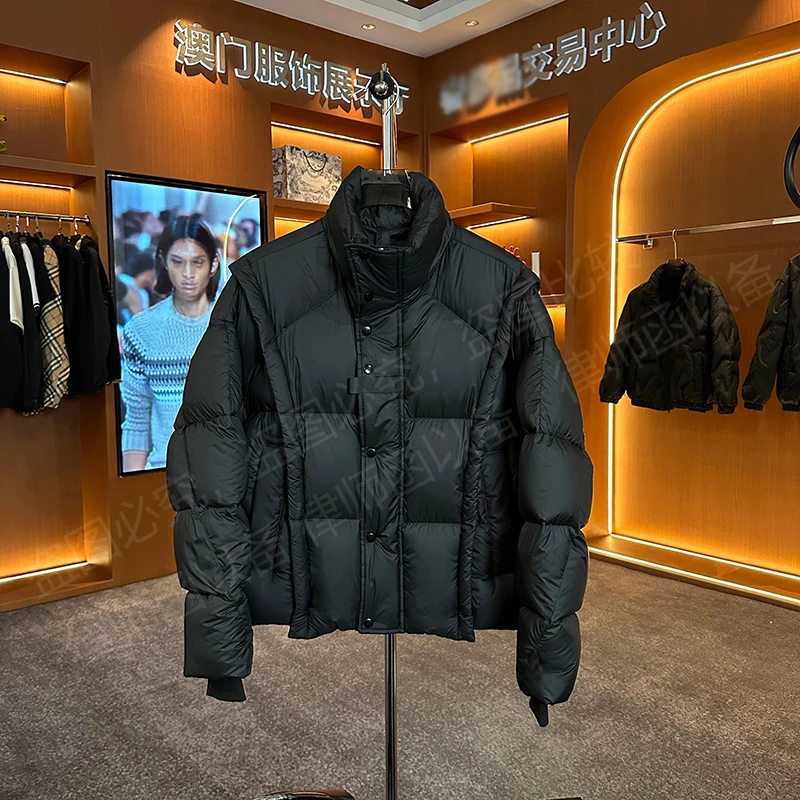 2024SS白鸭绒羽绒服YR6069-1【假两件结构轮廓连帽可拆卸】外套（11）