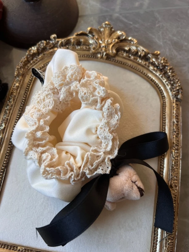 小熊慵懒风大号发圈