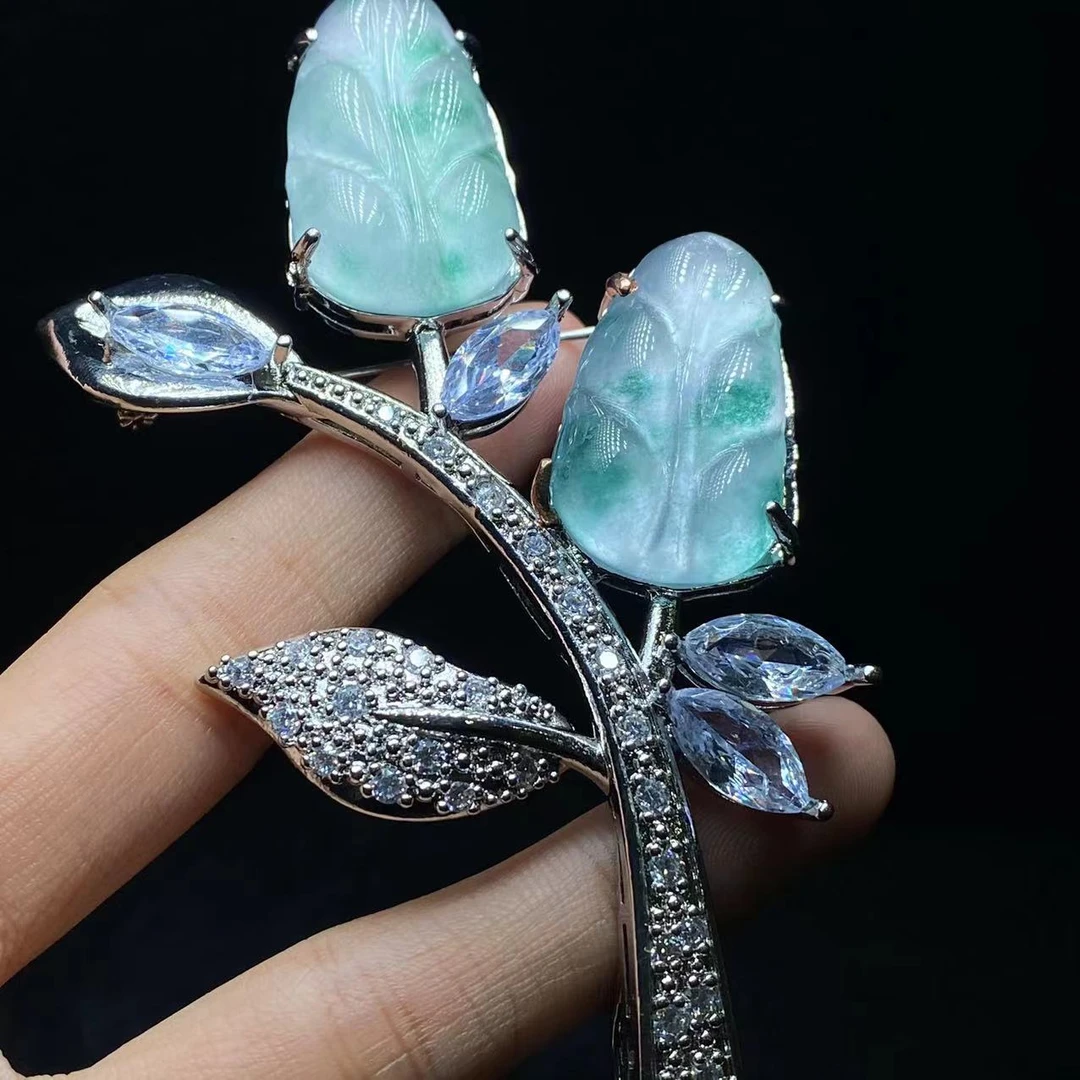 胸针 7 CY452 精美珠宝胸针【吊坠尺寸27*17*10mm】