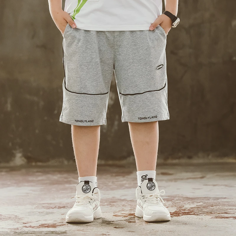 胖童夏季运动裤男童中裤大码童装夏装休闲裤胖儿童五分裤99110