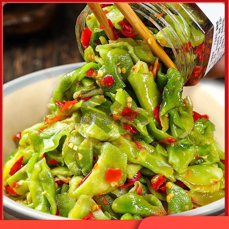 堆雪剁椒莴笋即食下饭菜当季新鲜香辣莴笋莴苣开胃菜拌饭拌面