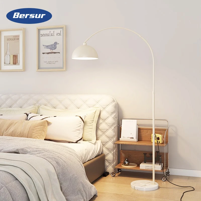 Bersur钓鱼灯遥控客厅沙发边几北欧极简轻奢灯卧室床头立式台灯