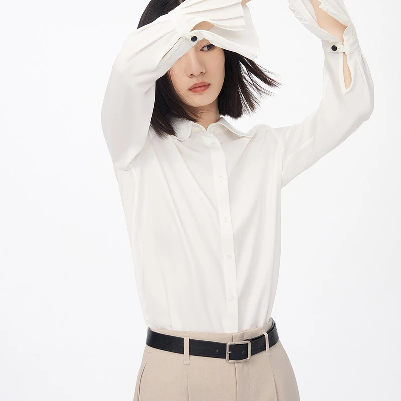 0114[赵老板专属]LILY2023秋新款女装衬衫123309C4940