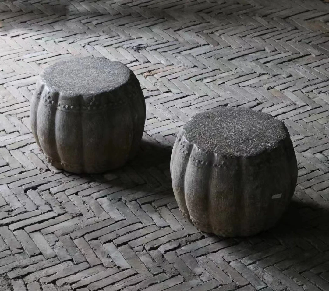 老石雕，瓜型石鼓（不包邮）