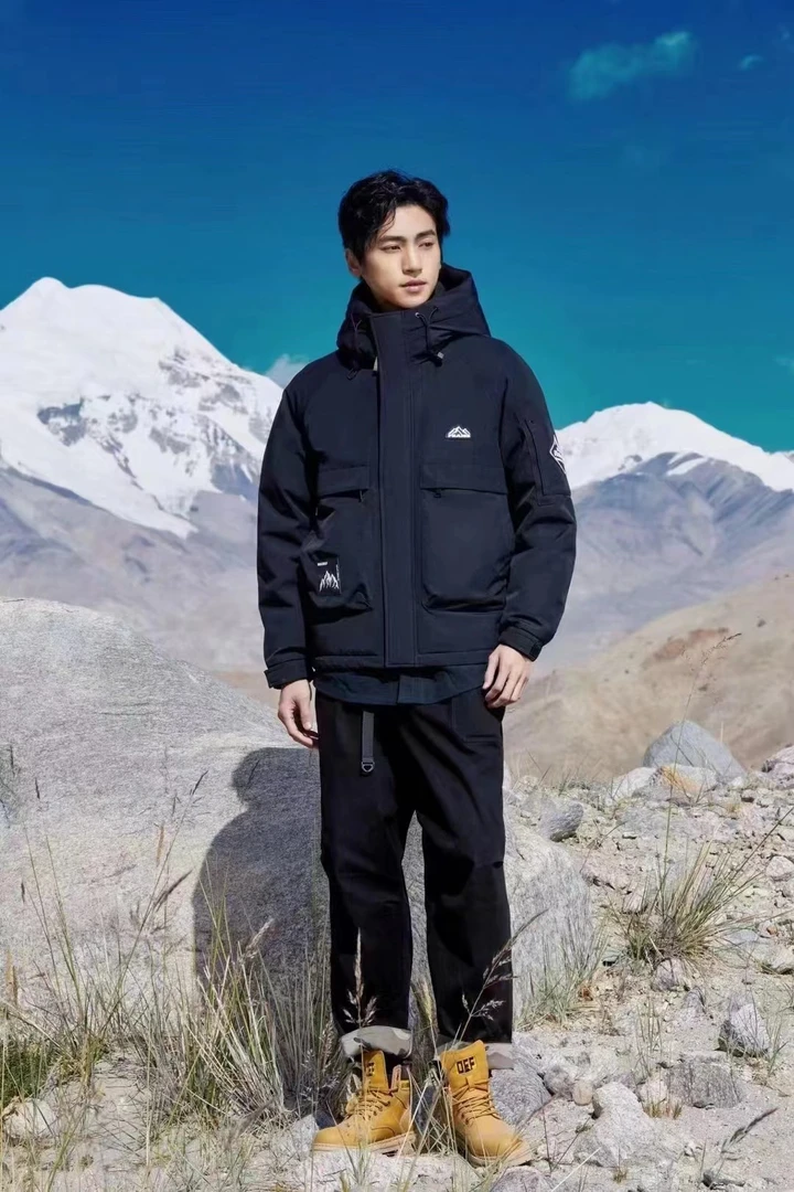 防风男长款防水男士短款户外连帽中长款加厚秋冬男时尚男款男士