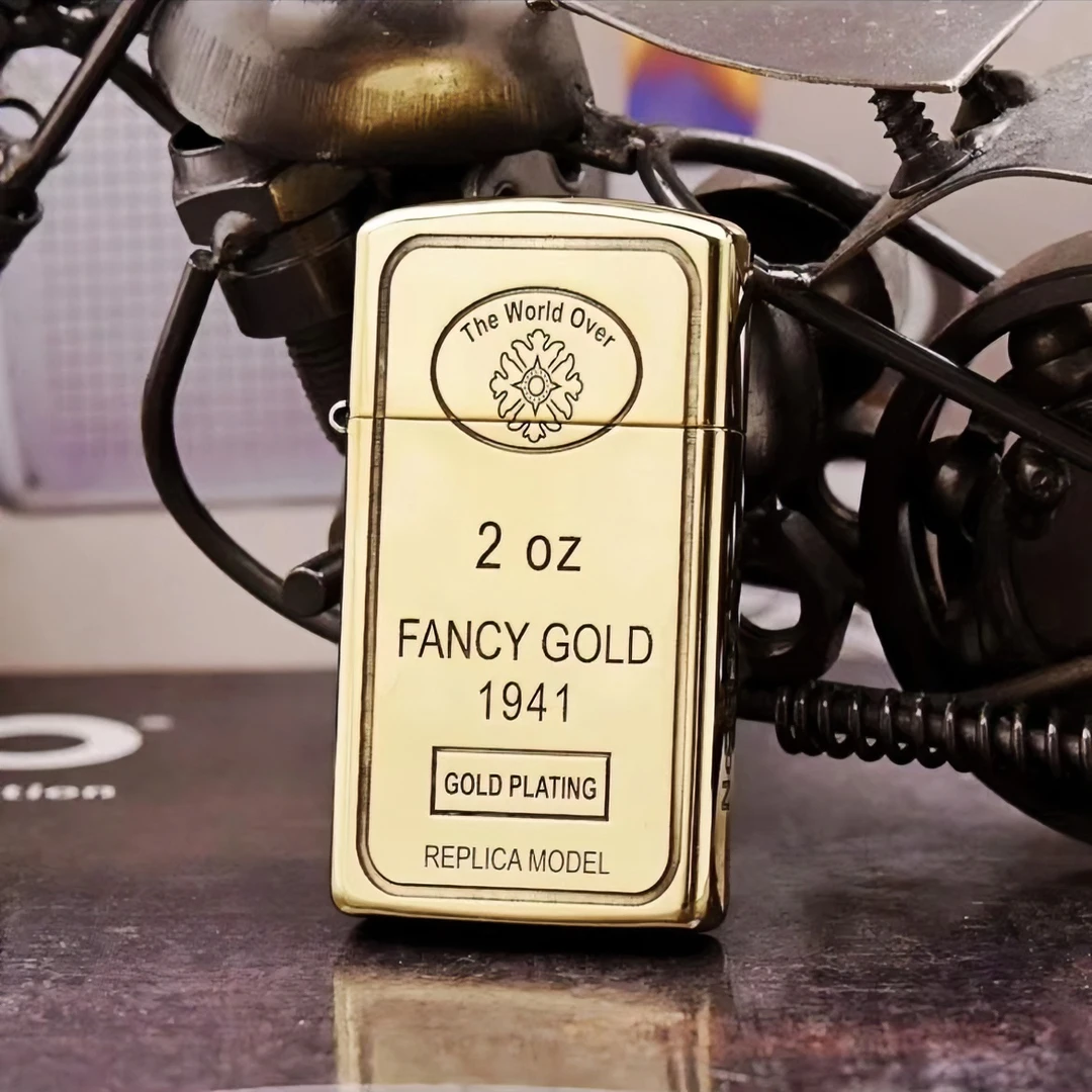 ZIPPO/之宝打火机/DIY-1605精雕刻纤巧小金砖个性DY9914DK【佳佳】