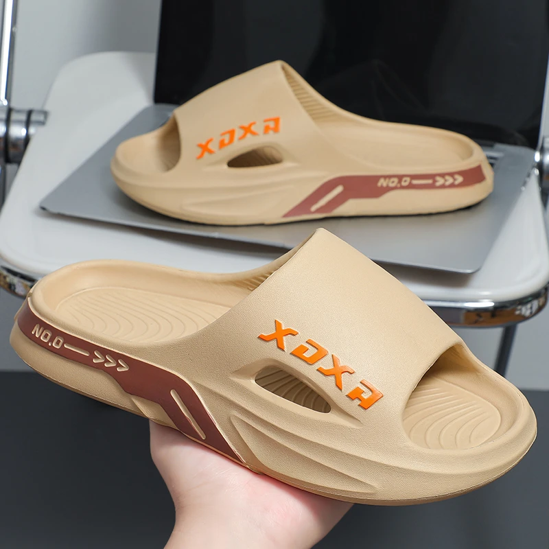 拖鞋男士夏季新款室内防滑耐磨厚底踩屎感户外运动潮牌一字凉拖鞋
