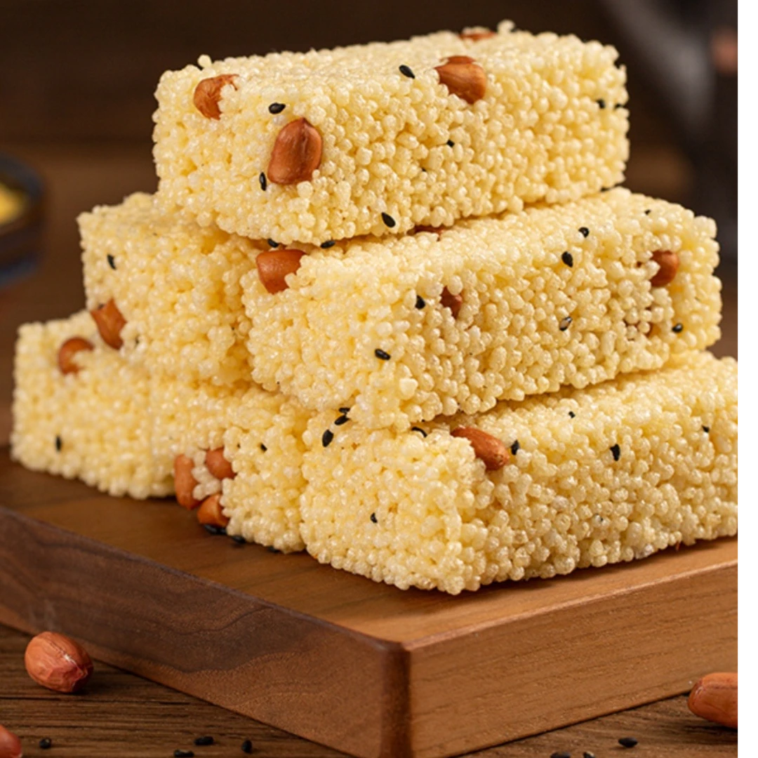 鹤庆米花糖糯米米花糖小米米花糖香脆休闲小零食纯手工制作