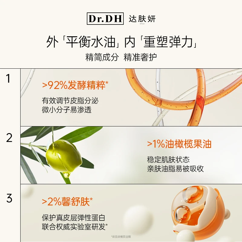 达肤妍水油面膜1片+臻研乳霜8g+臻研精华水18ml