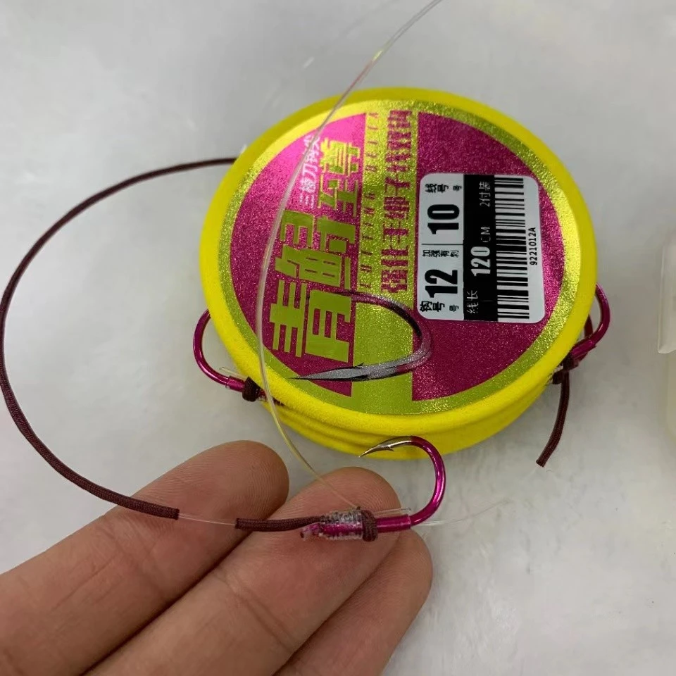 青鲟至尊强化手绑子线双钩