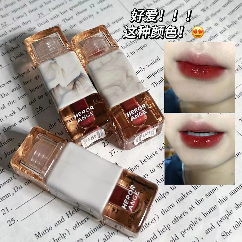 裸色缪斯镜面晶冻唇釉玻璃唇水光滋润肉桂奶咖欧美口红