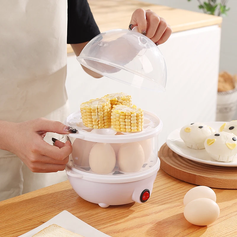 小型蒸蛋器家用多功能煮蛋器早餐神器迷你鸡蛋机防干烧宿舍