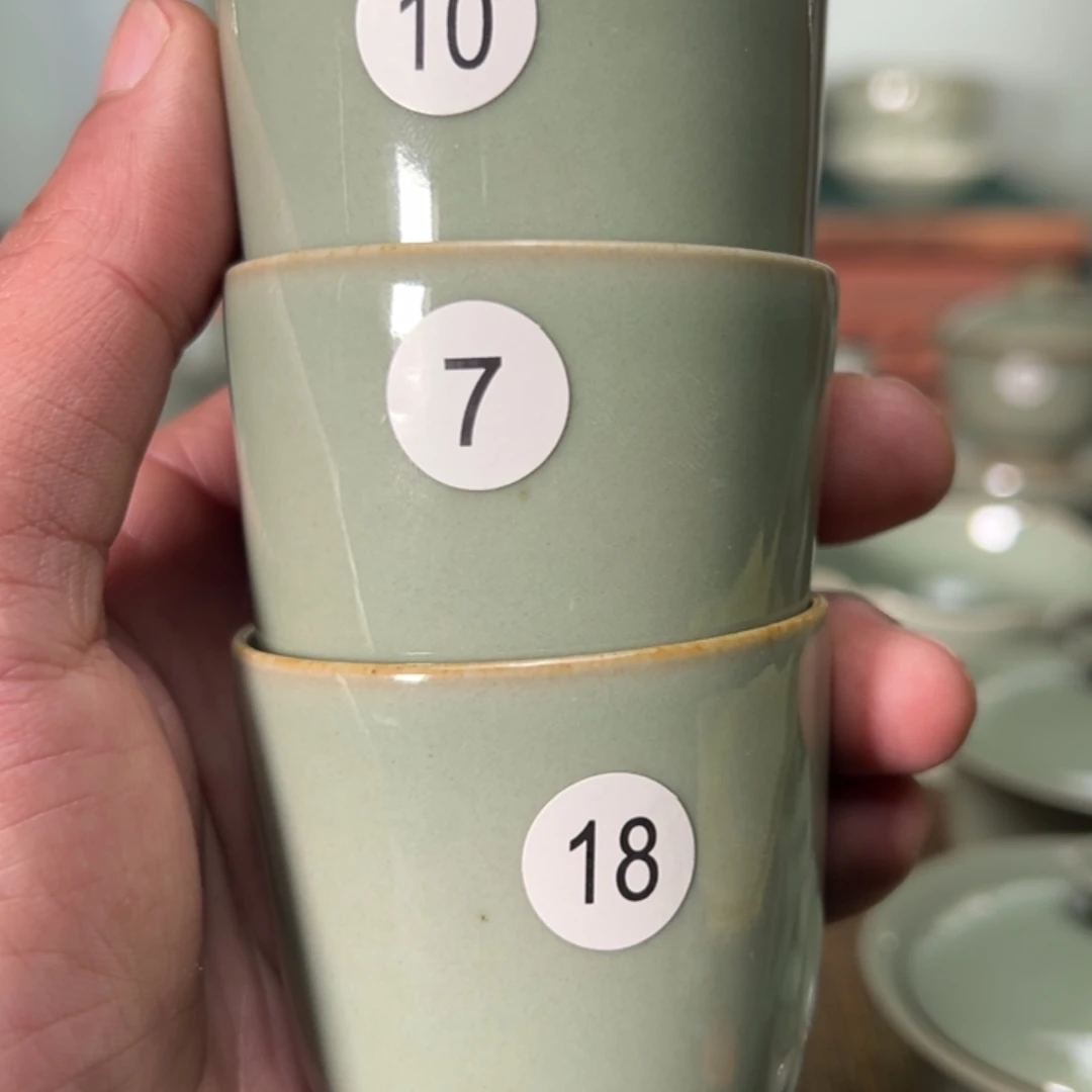 【闪购商品】瓷杯李*元微瑕3个