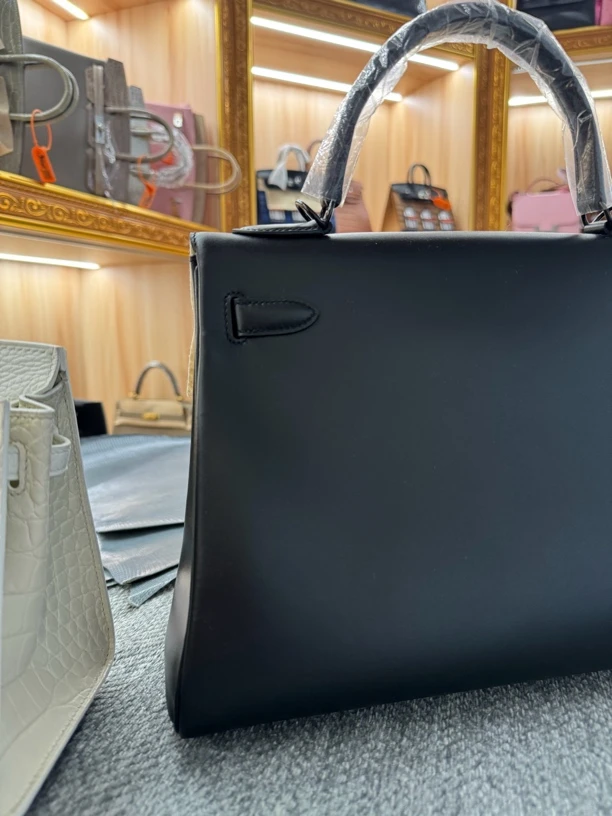 32cm女士包包全手缝女包普翁卡单肩斜挎包