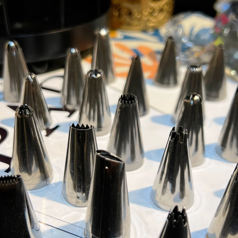 奶油皇后新款奶油胶手机壳工具不锈钢金属裱花嘴手工滴胶DIY材料