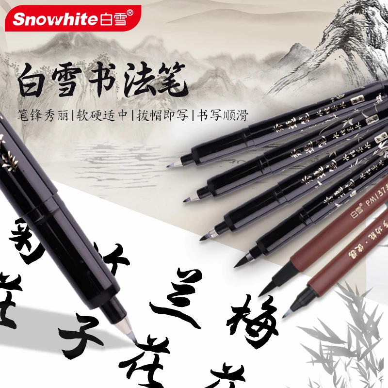 白雪练字套装软笔书法礼盒练字陶冶情操大容量科学毛笔送字帖组合