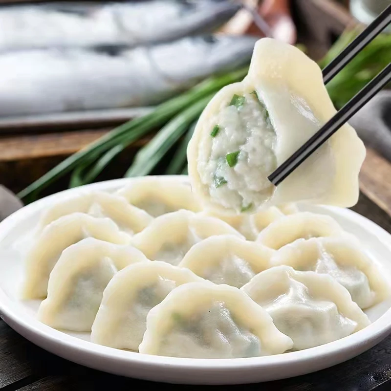 哈喽婷婷  手工鲅鱼馅 鲅鱼水饺 纯天然手工水饺400g/包 到手7包
