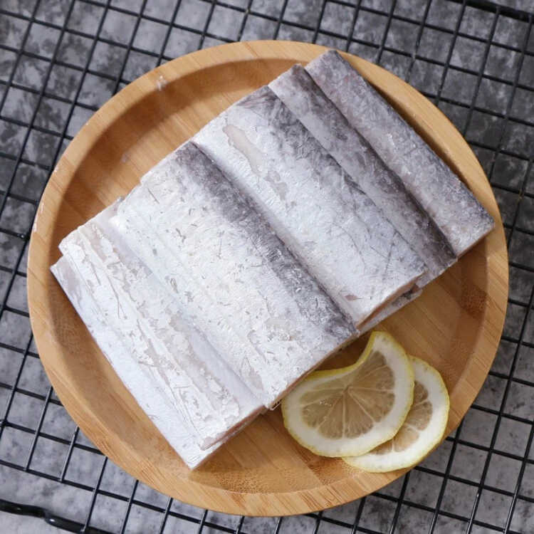 哈喽婷婷 新鲜速冻带鱼段 小眼油带鱼 400g/包*9包 共90段左右