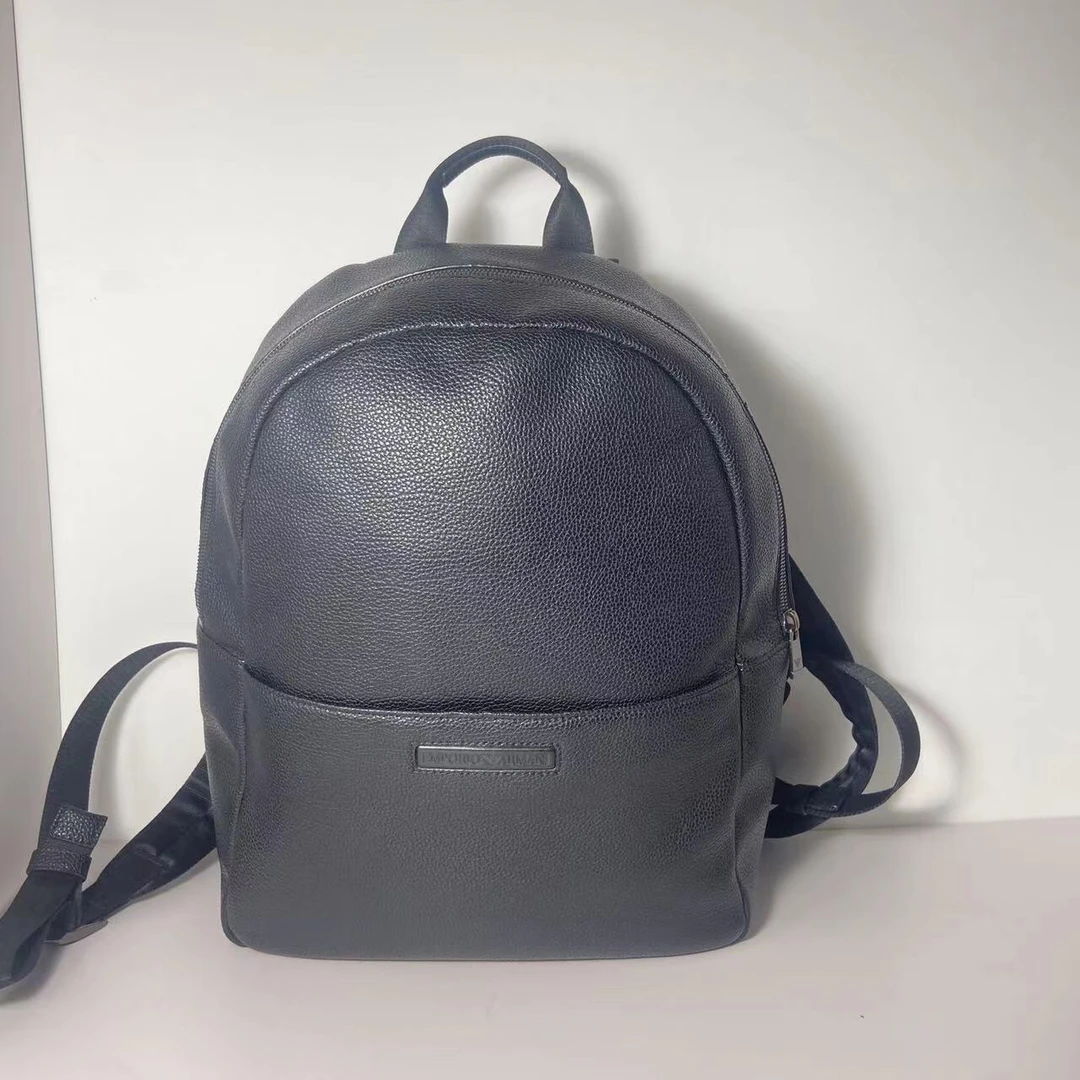 99新 GIORGIO ARMANI/阿玛尼 全皮双肩包/204