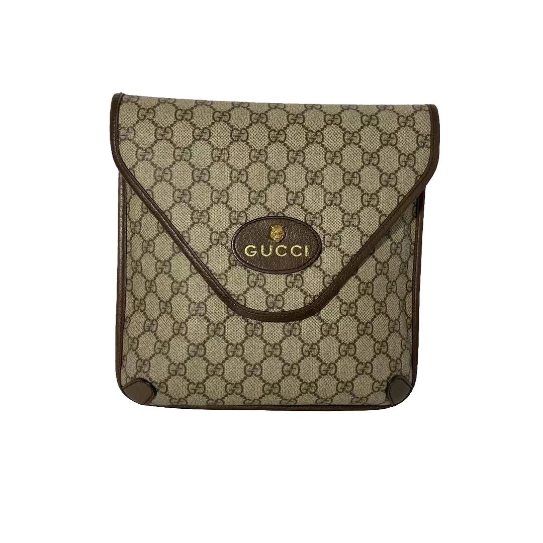 95新 GUCCI/古驰 95新古驰 男士经典时尚休闲百搭虎头斜挎包 /040