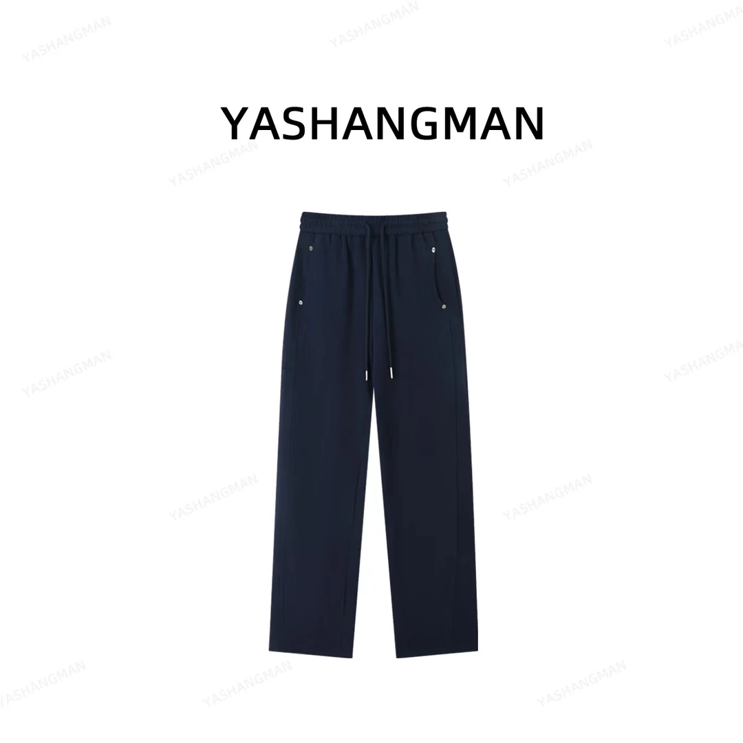 【百穿不腻】新款口袋装饰百搭显瘦休闲阔腿裤866#