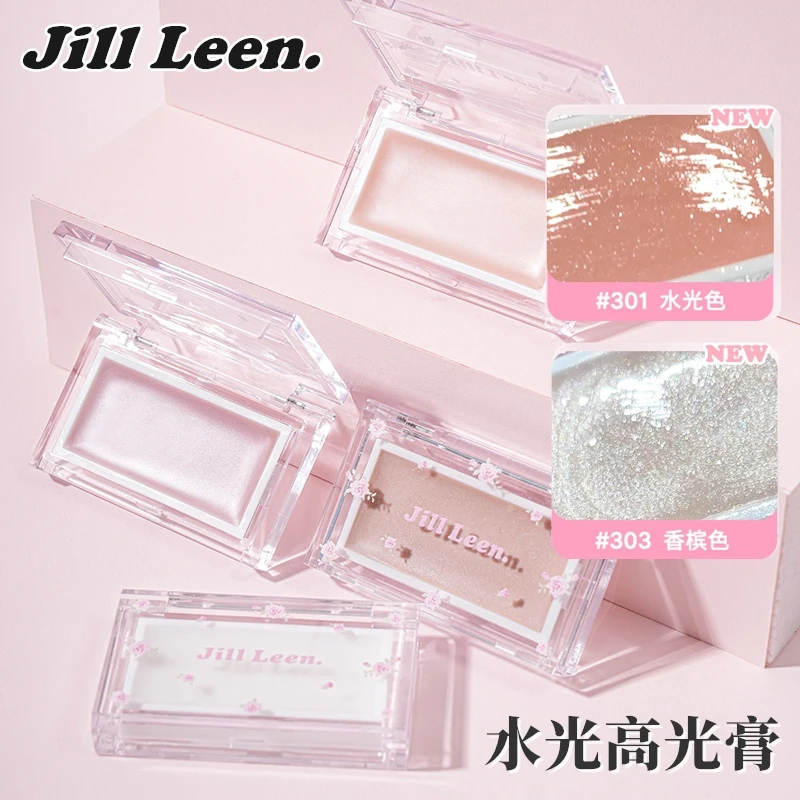 JILL LEEN水光膏脸部提亮多用高光膏自然清透水光肌女修容腮红膏