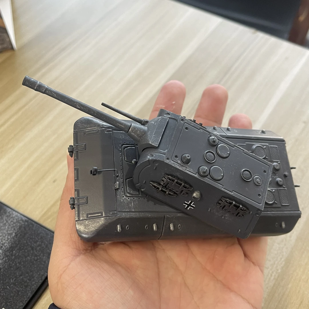 【鼠式坦克E100鼠式炮塔模型1：72】合金+ABS材质