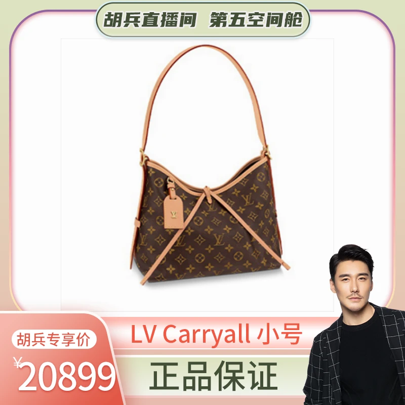 全新未使用 LouisVuitton/路易威登 Carryall经典老花单肩包小号