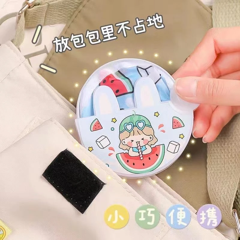 【夏季新款】折叠卡通团扇可爱迷你可折叠便携式清凉扇