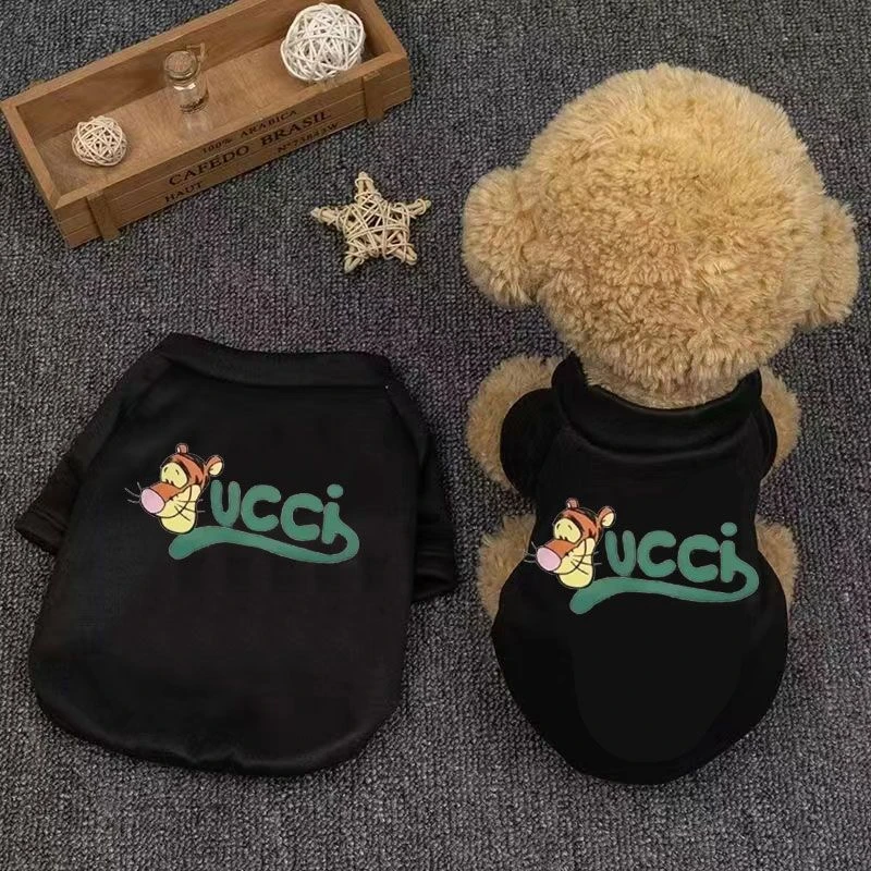 小熊T恤小狗狗衣服秋冬加款猫咪宠物泰迪比熊雪纳瑞小型幼犬秋季