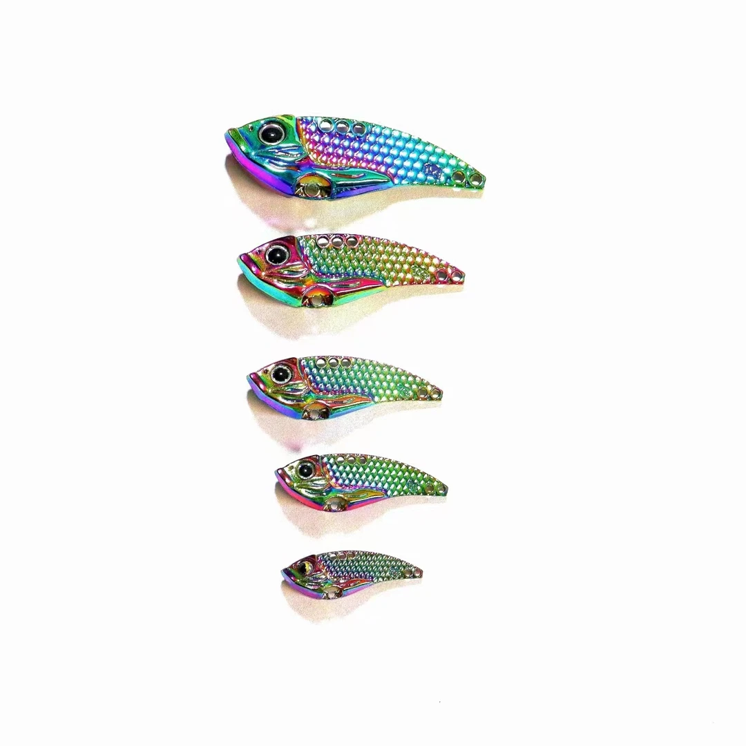 炫彩龙鳞vib路亚饵金属龙鳞假饵炫彩鳡鱼翘嘴远投