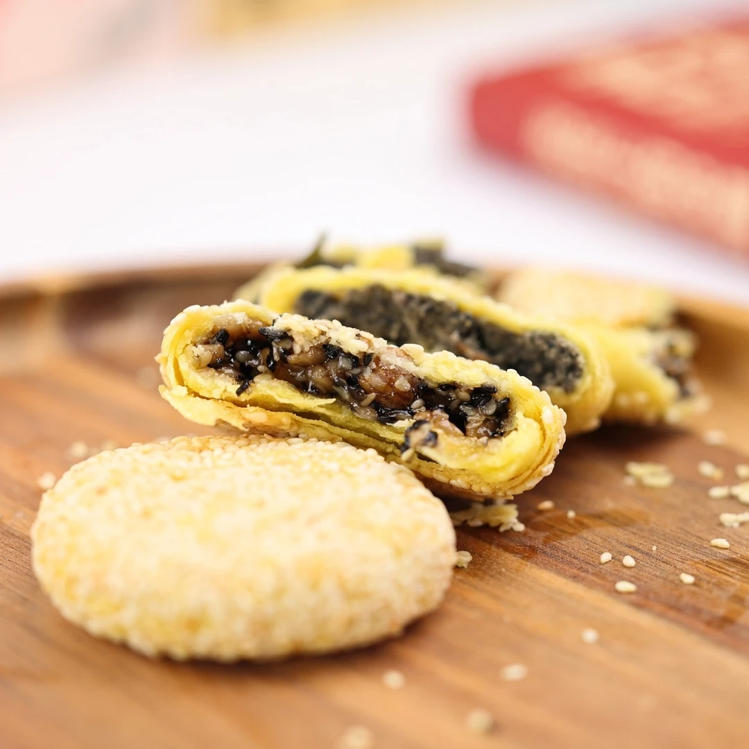 课程|6款麻饼传统月饼开酥传统名点金钱饼四川特产小吃