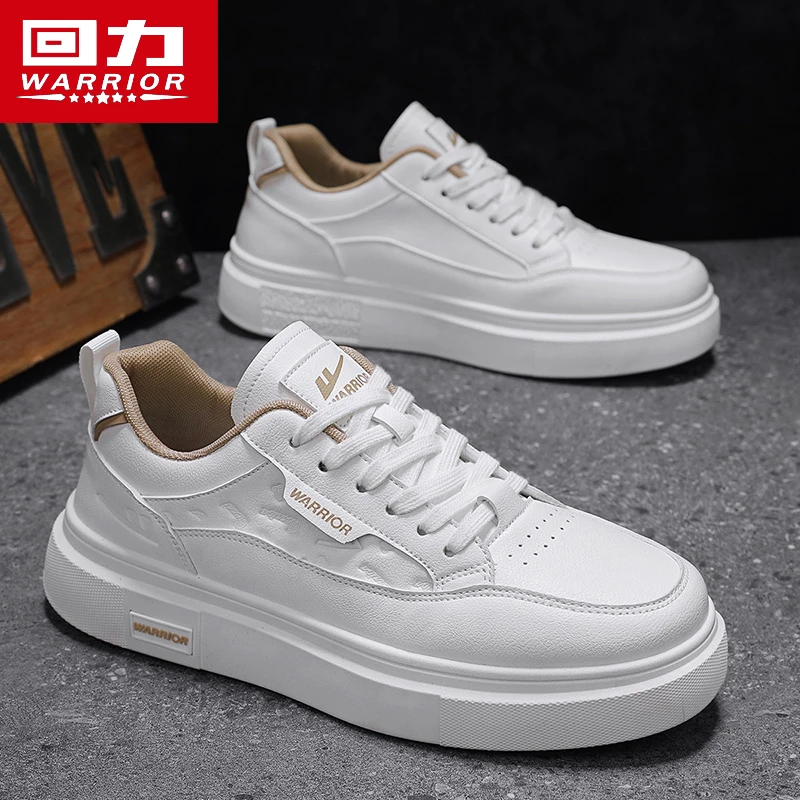 Warrior/回力年秋季新款板鞋男士男款小白鞋男鞋白色休闲鞋男