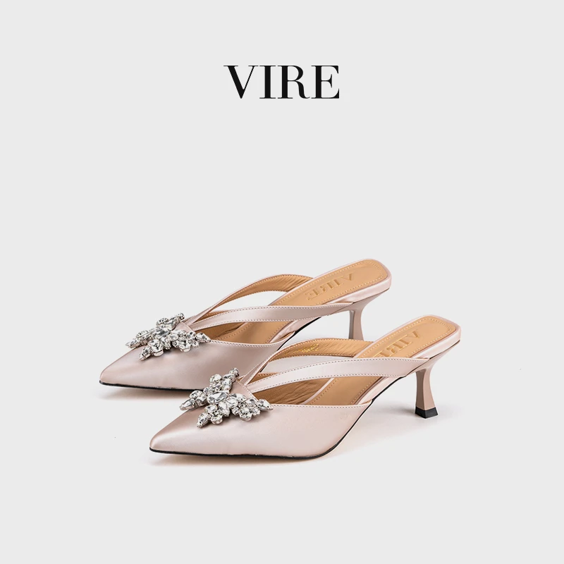 阿芙莎ALFERSHA/VIRE联名2300811新款时尚小仙女方根包头拖