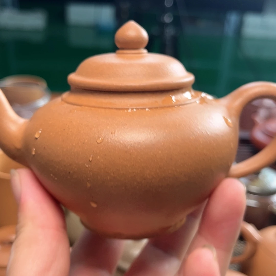 紫砂茶壶黄金段笑樱