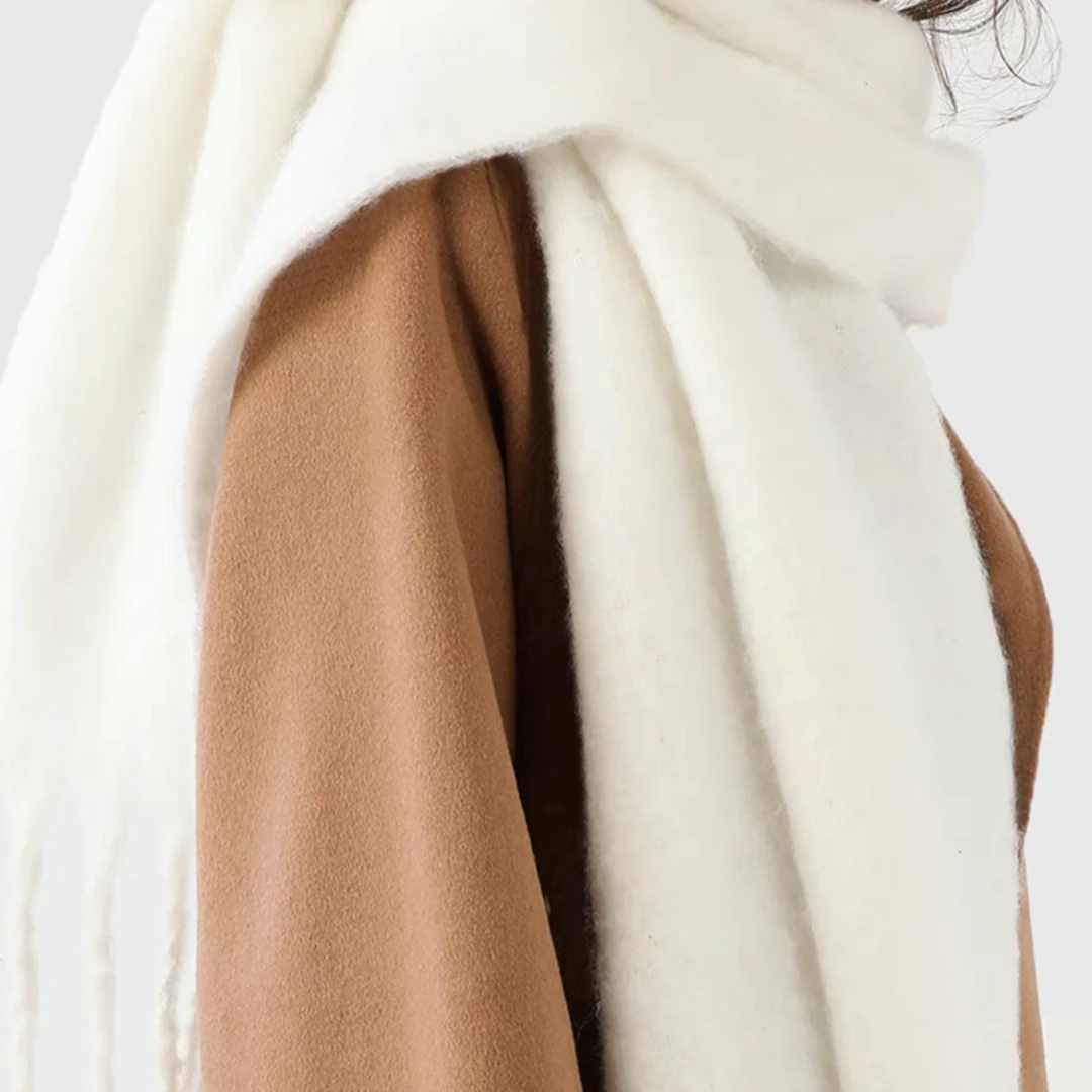 新款马海毛围巾百搭保暖