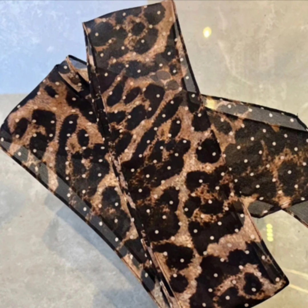 新款豹纹丝巾围巾百搭时尚 5800020