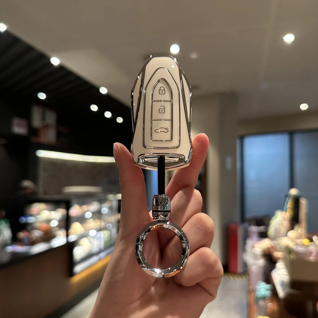 {46号}猎豹cs10钥匙套cs9迈途q6黑金刚cs6 cs7 Mattu汽车包扣