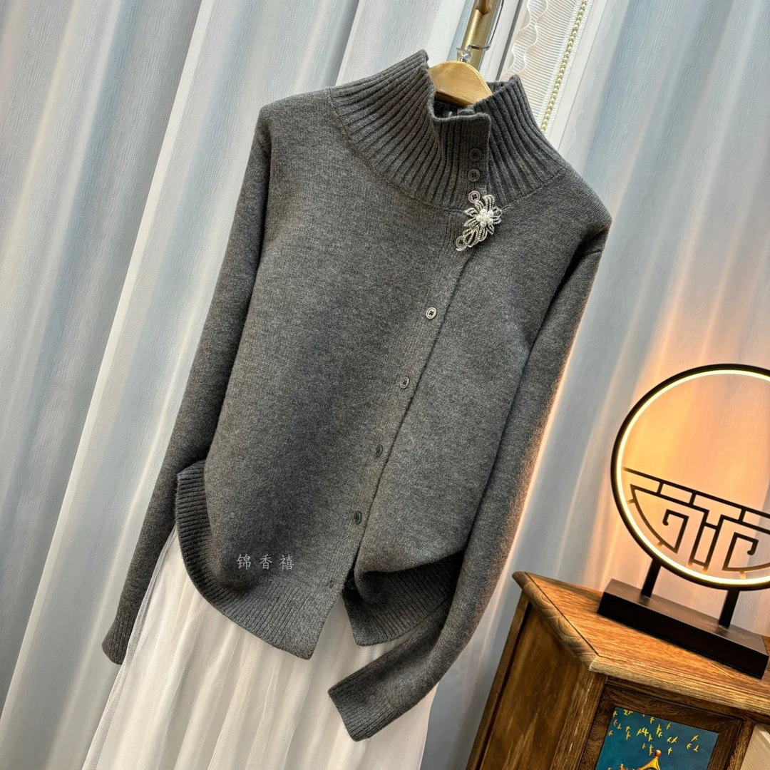 【B36韩剧女主】百搭气质显瘦针织衫开衫毛衣外套