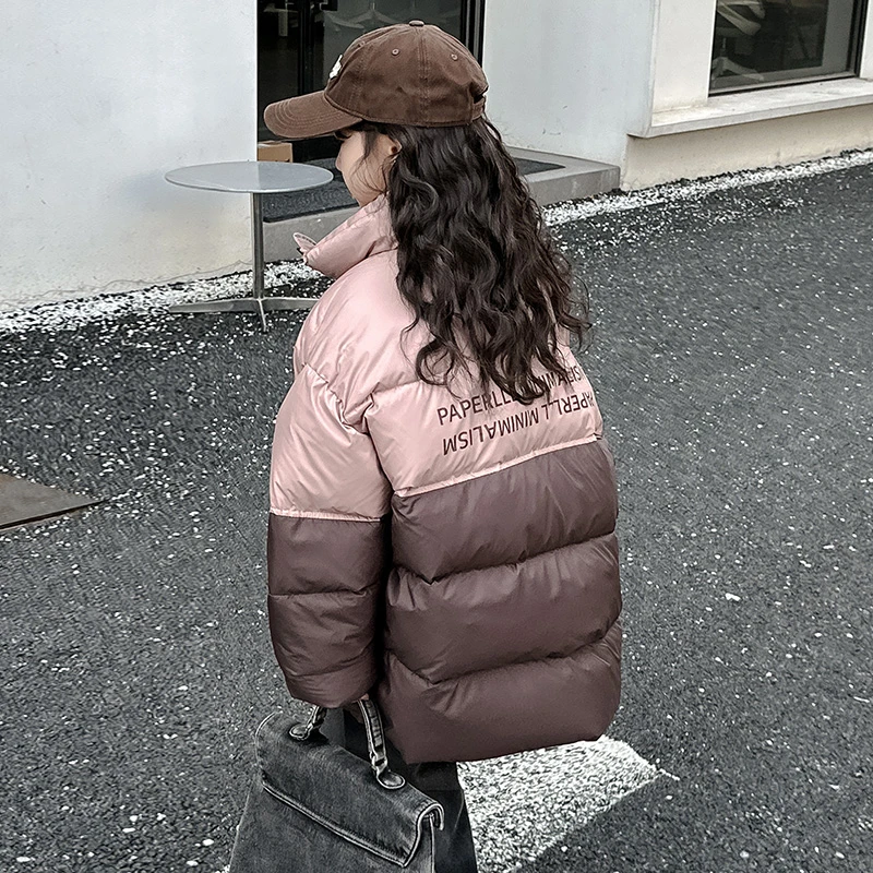 女童冬装羽绒服2024新款洋气儿童冬季加厚90白鸭绒小女孩外套上衣