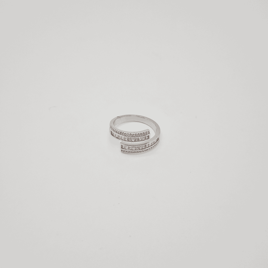 铜合金合成锆石戒指 气质时尚百搭奢戒指0351