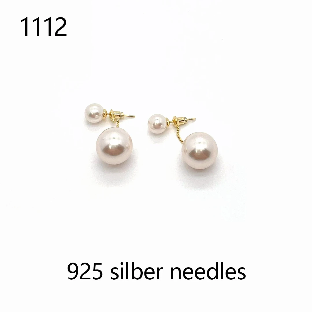 铜合金无非金属耳饰 百搭小众简约个性精致耳环1112