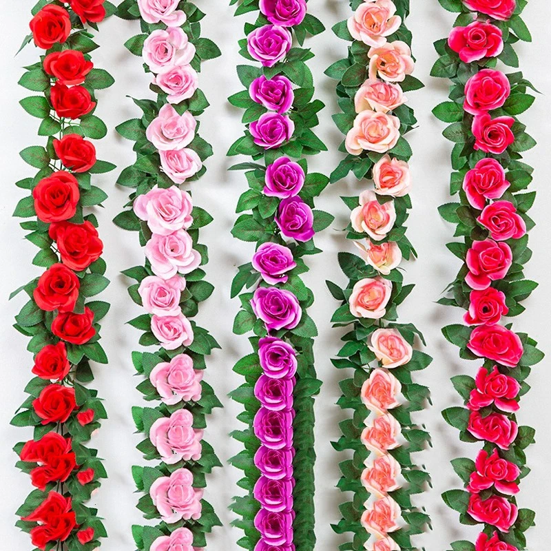 仿真藤蔓装饰仿真花草藤条假花室内仿真花藤空调管下水管道遮挡物