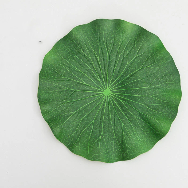 仿真荷花荷叶EVA假花水上漂浮睡莲花鱼缸水池装饰舞蹈道具供莲