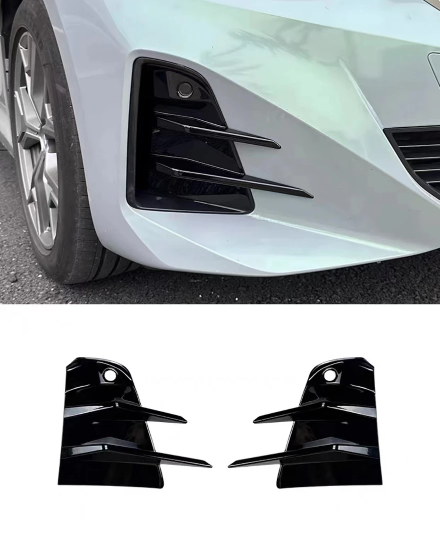 宝马i3改装风刀VTEN獠牙前铲前唇后唇中网包围运动轮毂盖黑化套装