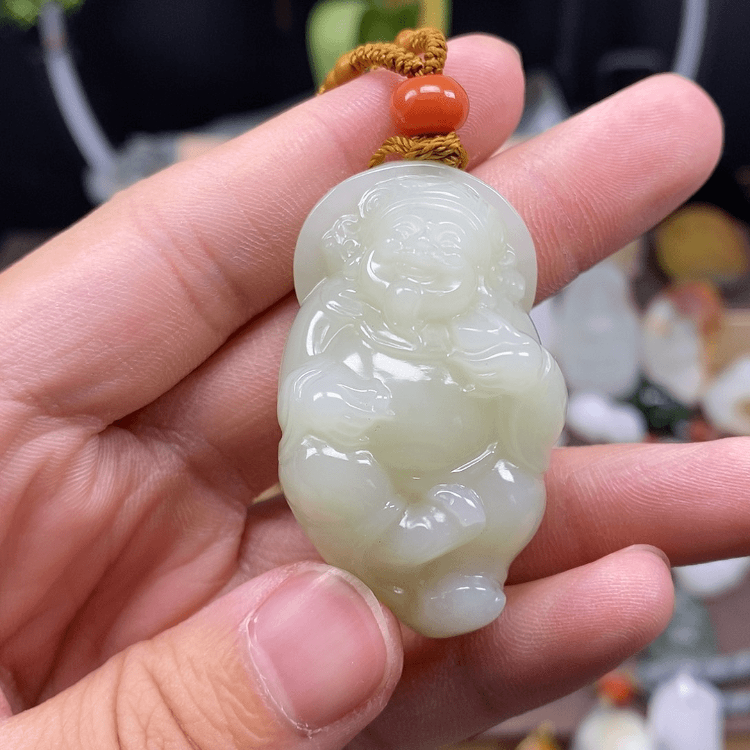 和田玉颈饰未镶嵌3