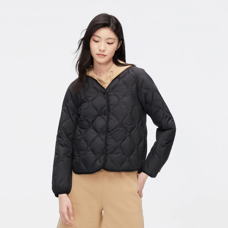 波司登美拉德轻薄休闲时尚潮流羽绒服女短款B30131012