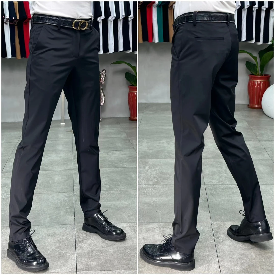 【AB153】佤沙服饰春夏新款杰款订制四面弹冰爽透气商务休闲西裤